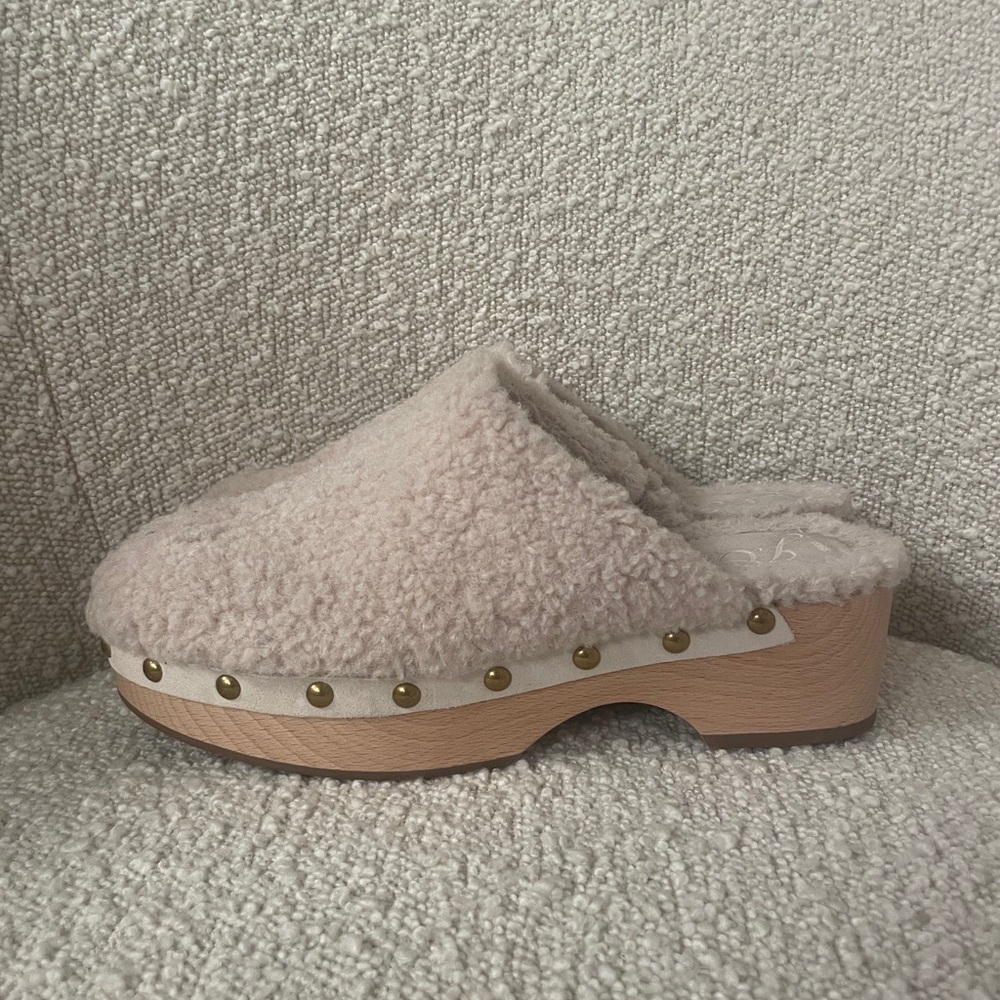 J. Crew Sherpa Wood Clogs - Picture 4 of 8